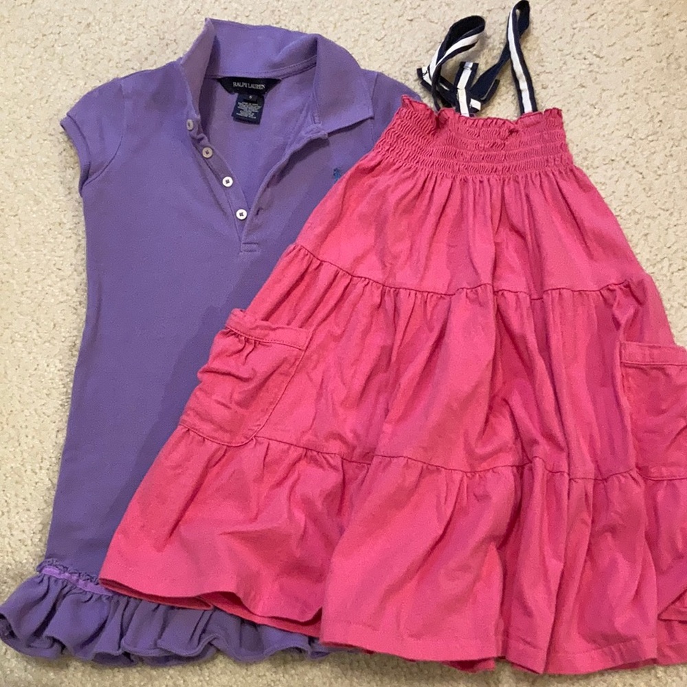 Ralph Lauren little girls size 5 summer dresses